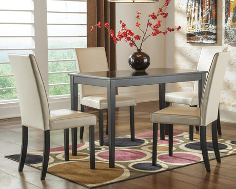 Kimonte Dark Brown Dining Table from Ashley Furniture - Luna Furniture