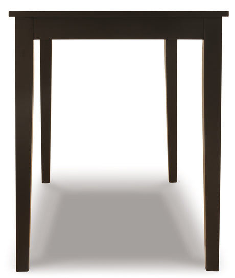 Kimonte Dark Brown Dining Table from Ashley - Luna Furniture