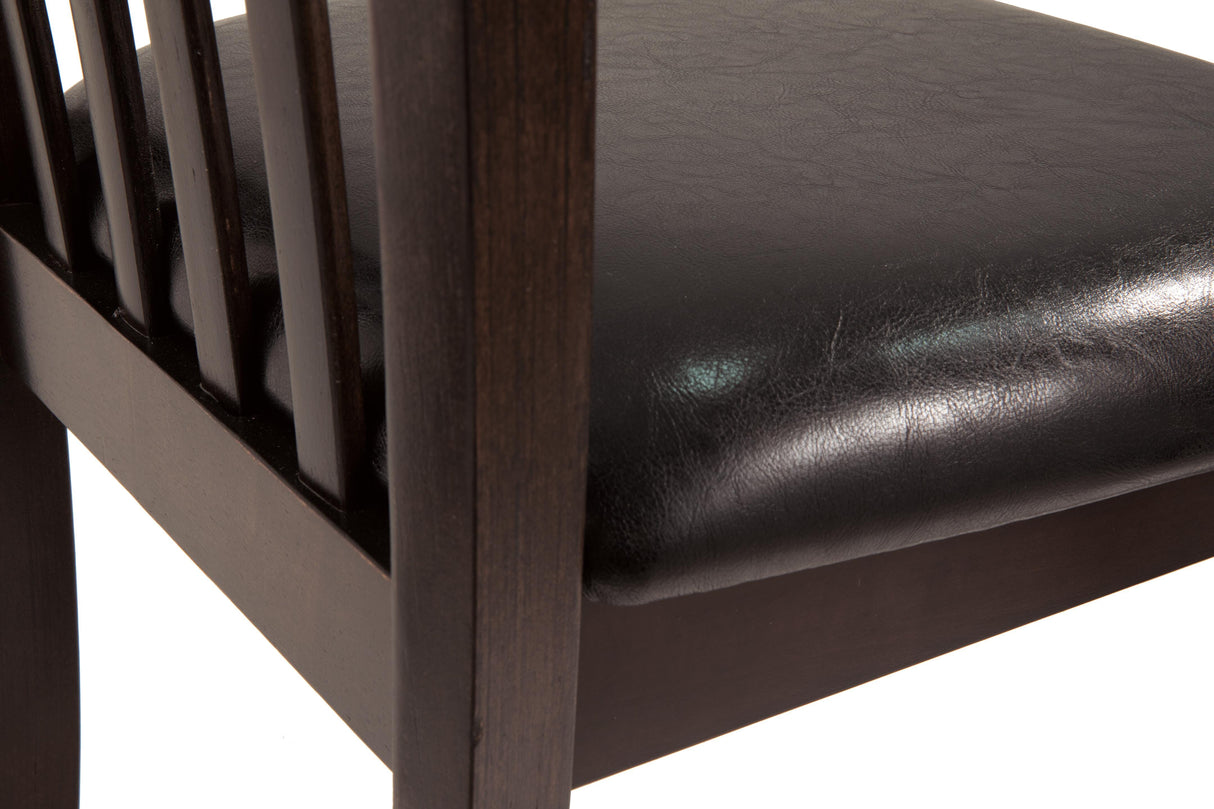 Hammis Dark Brown Dining Table with 2 Chairs from Ashley Furniture - Luna Furniture