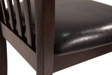 Hammis Dark Brown Dining Table with 2 Chairs from Ashley Furniture - Luna Furniture