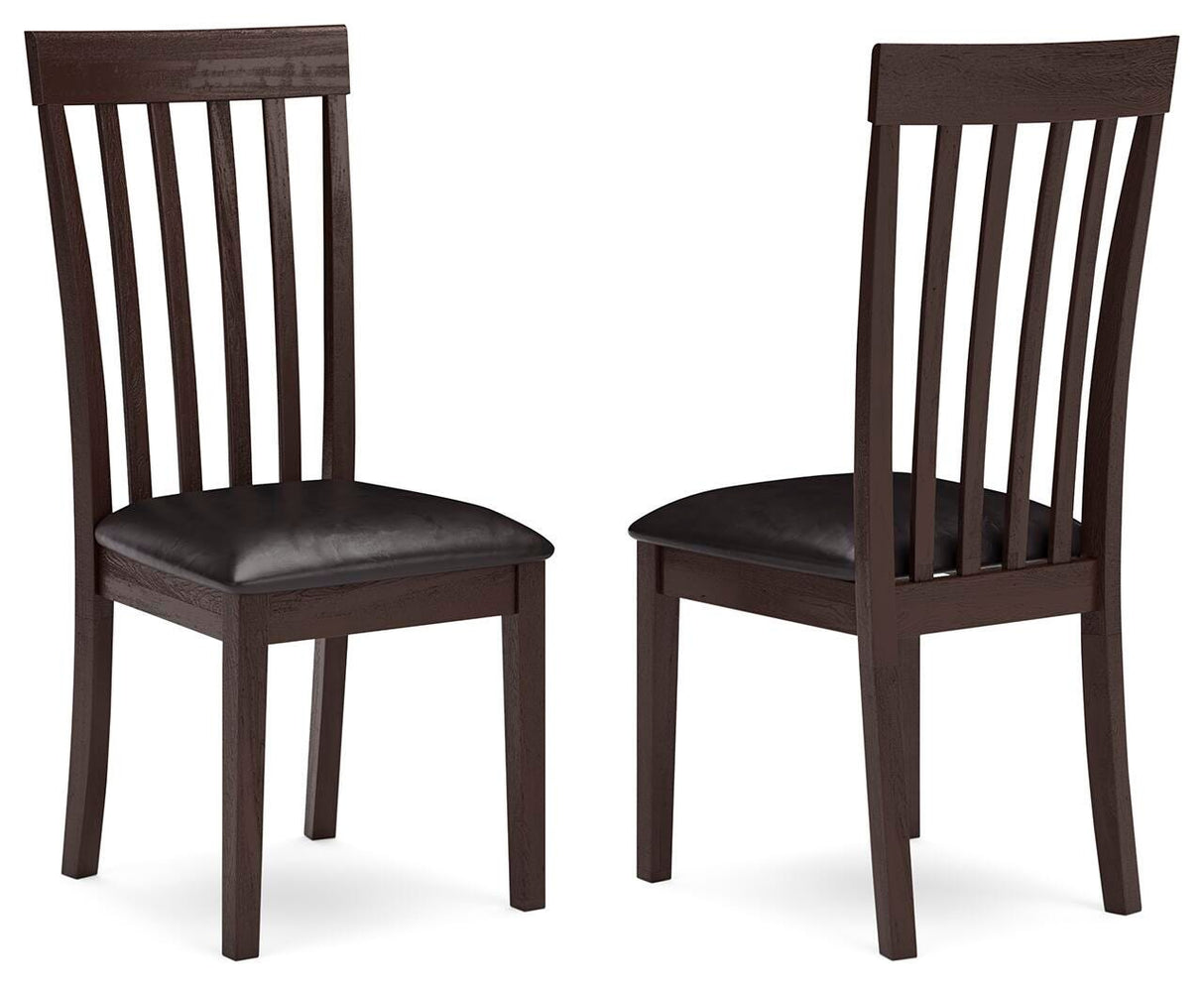 Hammis Dark Brown Dining Chair, Set of 2 from Ashley Furniture - Luna Furniture