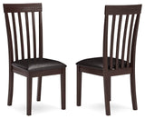 Hammis Dark Brown Dining Chair, Set of 2 from Ashley Furniture - Luna Furniture