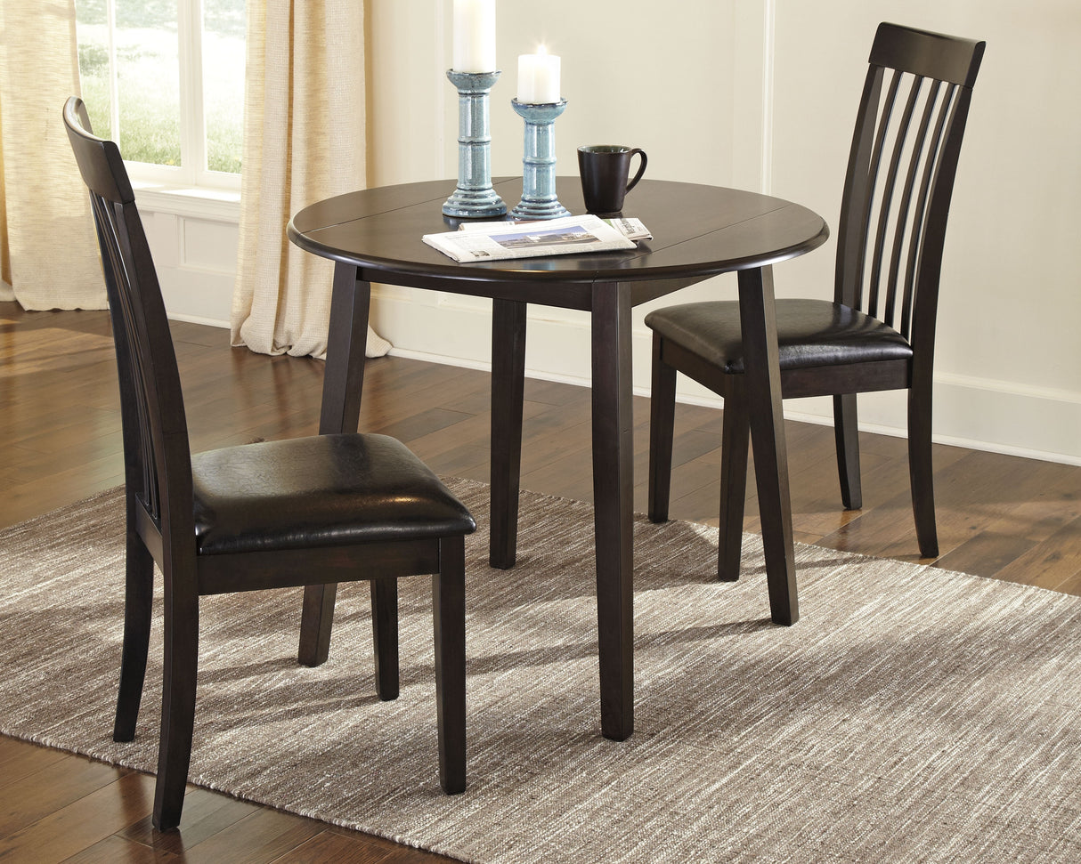 Hammis Dark Brown Dining Table and 4 Chairs from Ashley Furniture - Luna Furniture