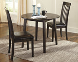 Hammis Dark Brown Dining Table and 4 Chairs from Ashley Furniture - Luna Furniture