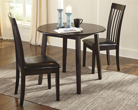 Hammis Dark Brown Dining Table with 2 Chairs from Ashley Furniture - Luna Furniture