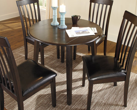 Hammis Dark Brown Dining Drop Leaf Table from Ashley - Luna Furniture