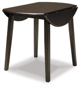 Hammis Dark Brown Dining Drop Leaf Table from Ashley - Luna Furniture
