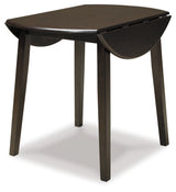 Hammis Dark Brown Dining Drop Leaf Table from Ashley - Luna Furniture