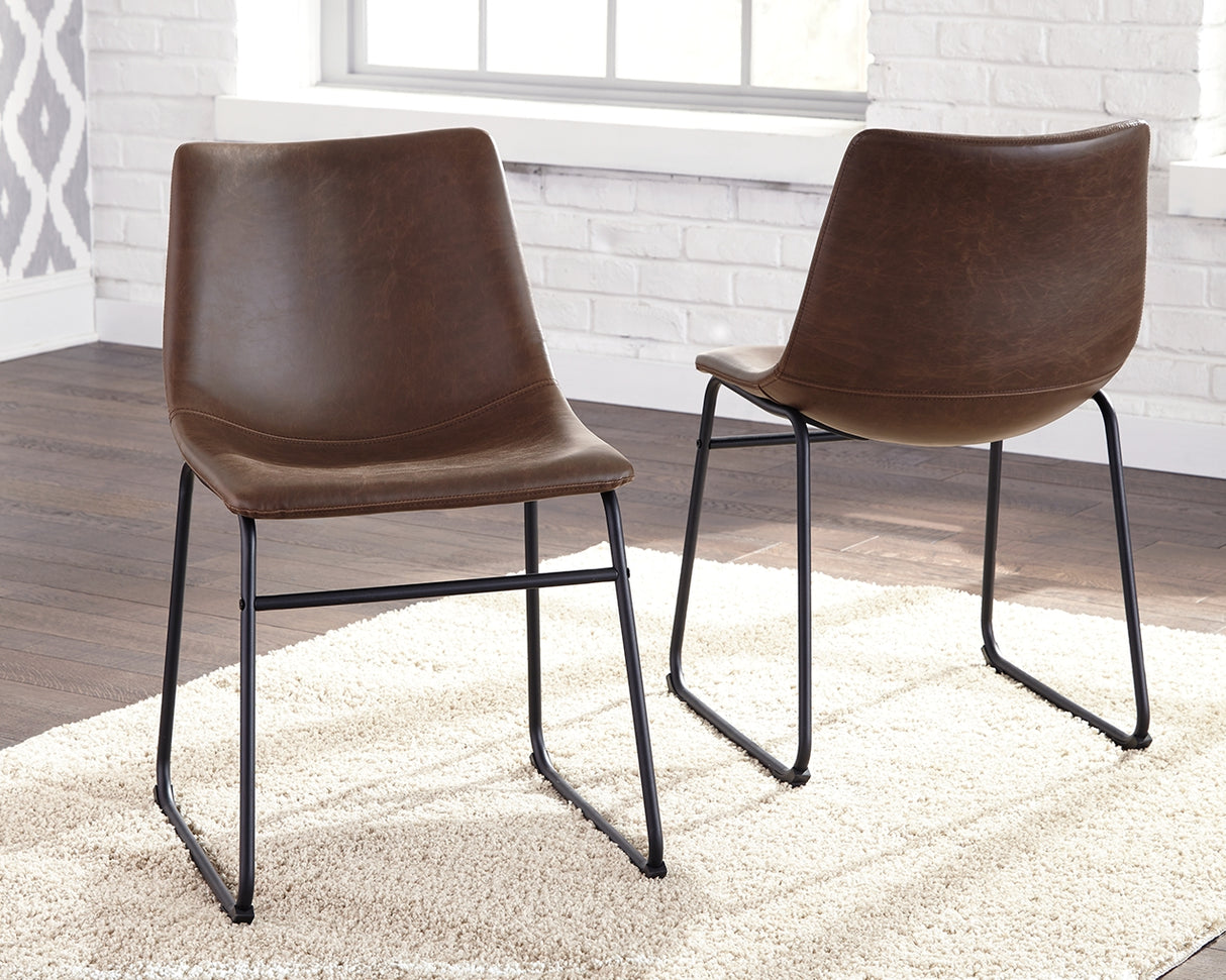 Centiar Brown Dining Chair, Set of 2 from Ashley - Luna Furniture