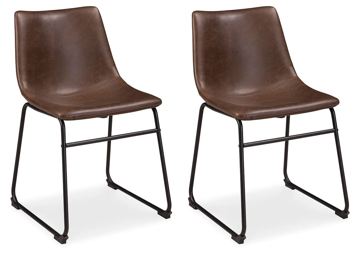 Centiar Brown Dining Chair, Set of 2 from Ashley - Luna Furniture