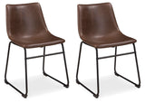 Centiar Brown Dining Chair, Set of 2 from Ashley - Luna Furniture