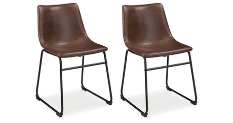 Centiar Brown Dining Chair, Set of 2 from Ashley - Luna Furniture