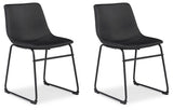 Centiar Black Dining Chair, Set of 2 from Ashley - Luna Furniture