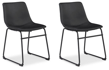 Centiar Black Dining Chair, Set of 2 from Ashley - Luna Furniture