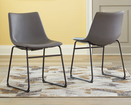 Centiar Gray Dining Chair, Set of 2 from Ashley - Luna Furniture