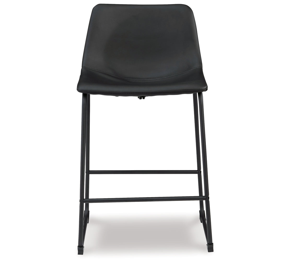 Centiar Black Counter Height Bar Stool (Set of 2) from Ashley Furniture - Luna Furniture