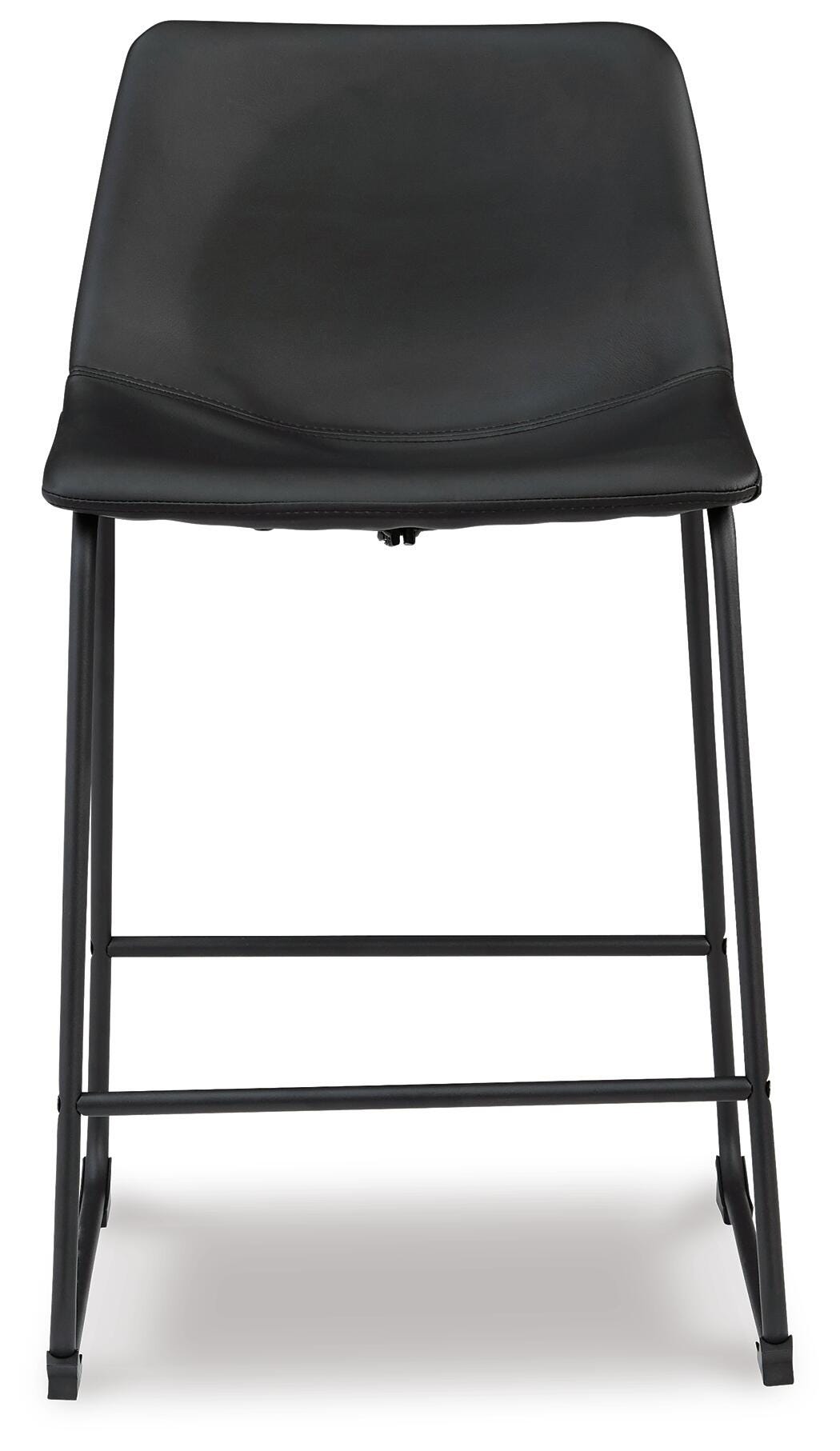 Centiar Black Counter Height Barstool, Set of 2 from Ashley - Luna Furniture