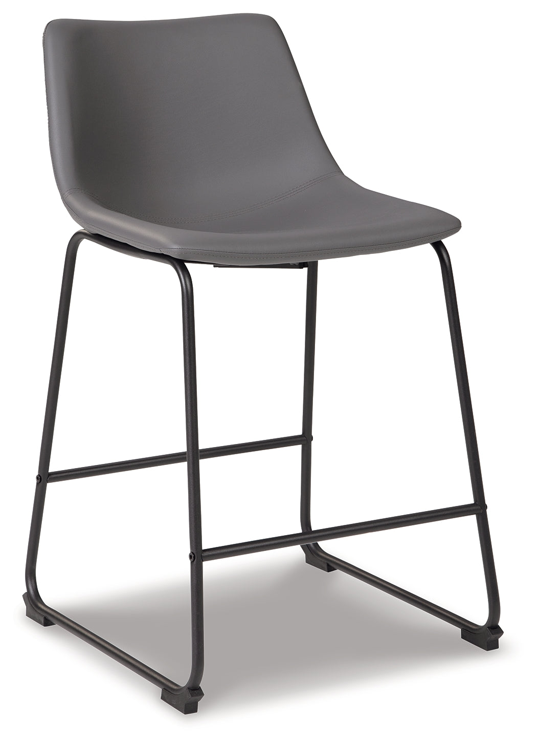 Centiar Gray Counter Height Barstool, Set of 2 from Ashley - Luna Furniture