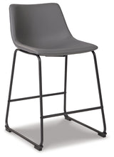 Centiar Gray Counter Height Barstool, Set of 2 from Ashley - Luna Furniture