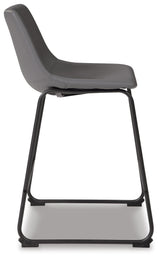 Centiar Gray Counter Height Barstool, Set of 2 from Ashley - Luna Furniture