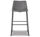 Centiar Gray Pub Height Barstool, Set of 2 from Ashley - Luna Furniture