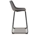 Centiar Gray Pub Height Barstool, Set of 2 from Ashley - Luna Furniture