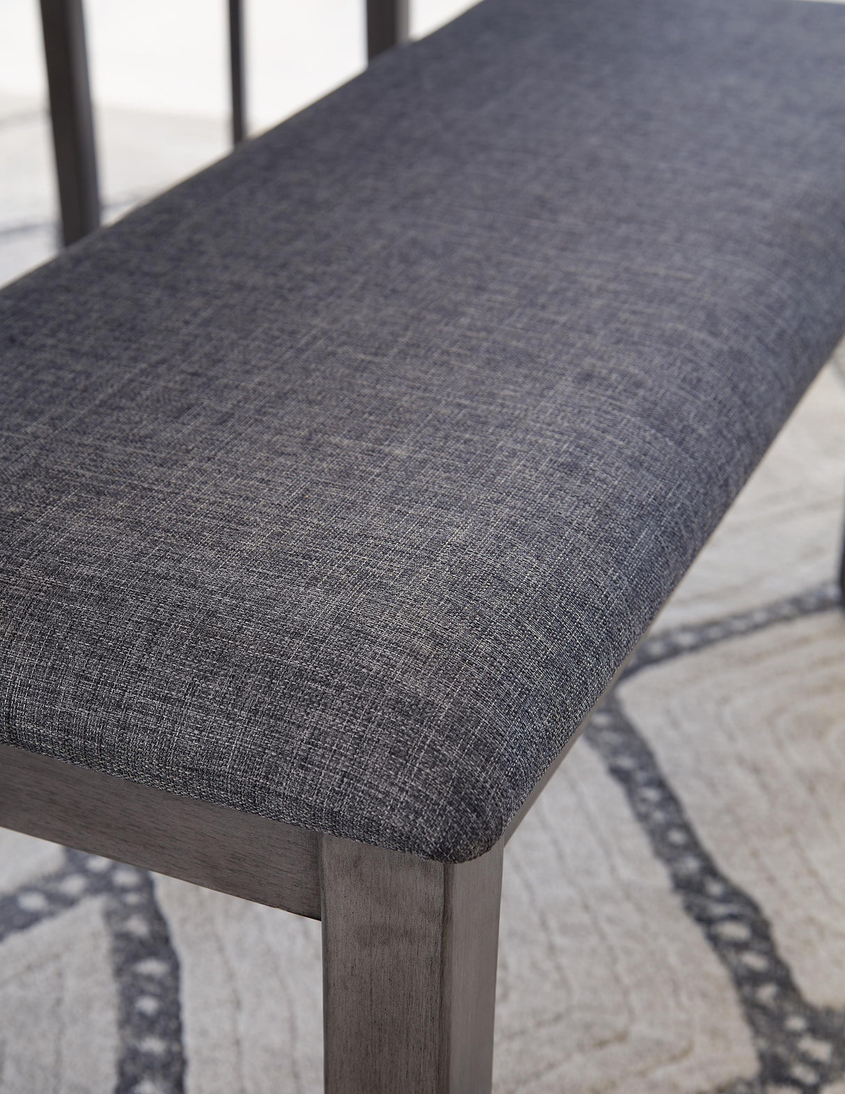 Bridson Gray Dining Table and Chairs with Bench from Ashley Furniture - Luna Furniture