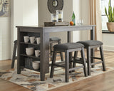 Caitbrook Gray Counter Height Dining Table from Ashley - Luna Furniture