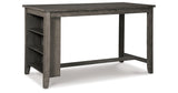 Caitbrook Counter Height Dining Table and 2 Barstools in Gray from Ashley - Luna Furniture
