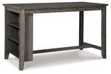 Caitbrook Gray Counter Height Dining Table and 4 Barstools from Ashley Furniture - Luna Furniture