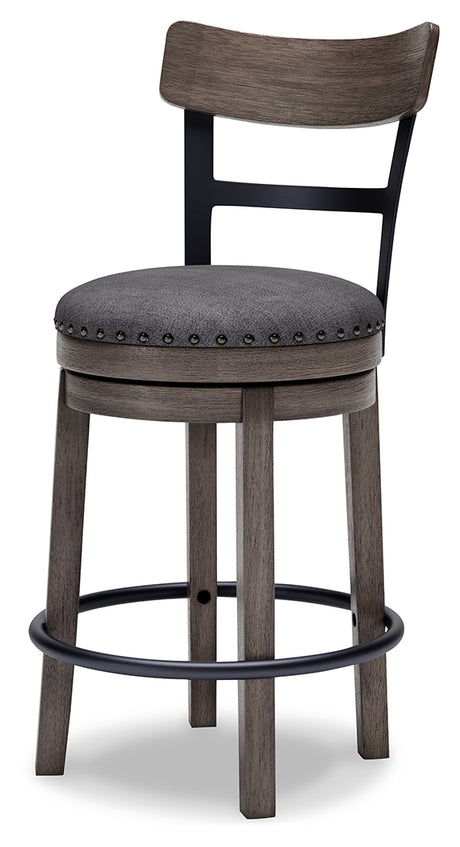 Caitbrook Gray Counter Height Barstool from Ashley - Luna Furniture