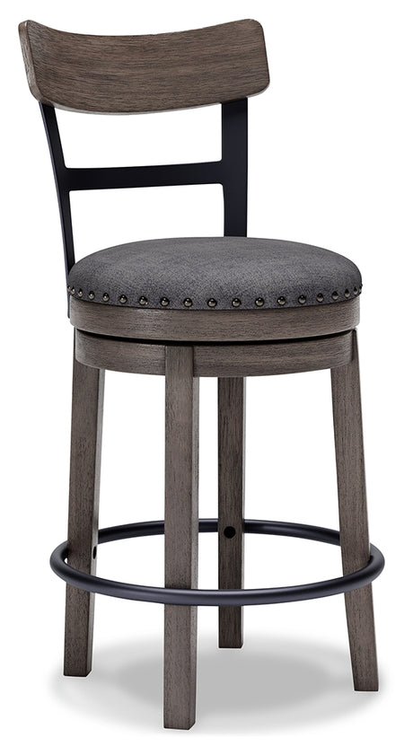 Caitbrook Gray Counter Height Barstool from Ashley - Luna Furniture