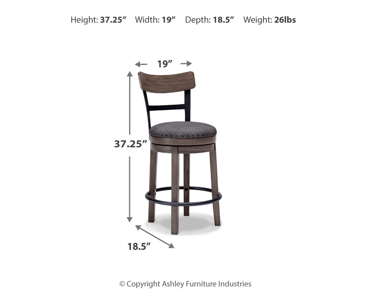 Caitbrook Gray Counter Height Barstool from Ashley - Luna Furniture