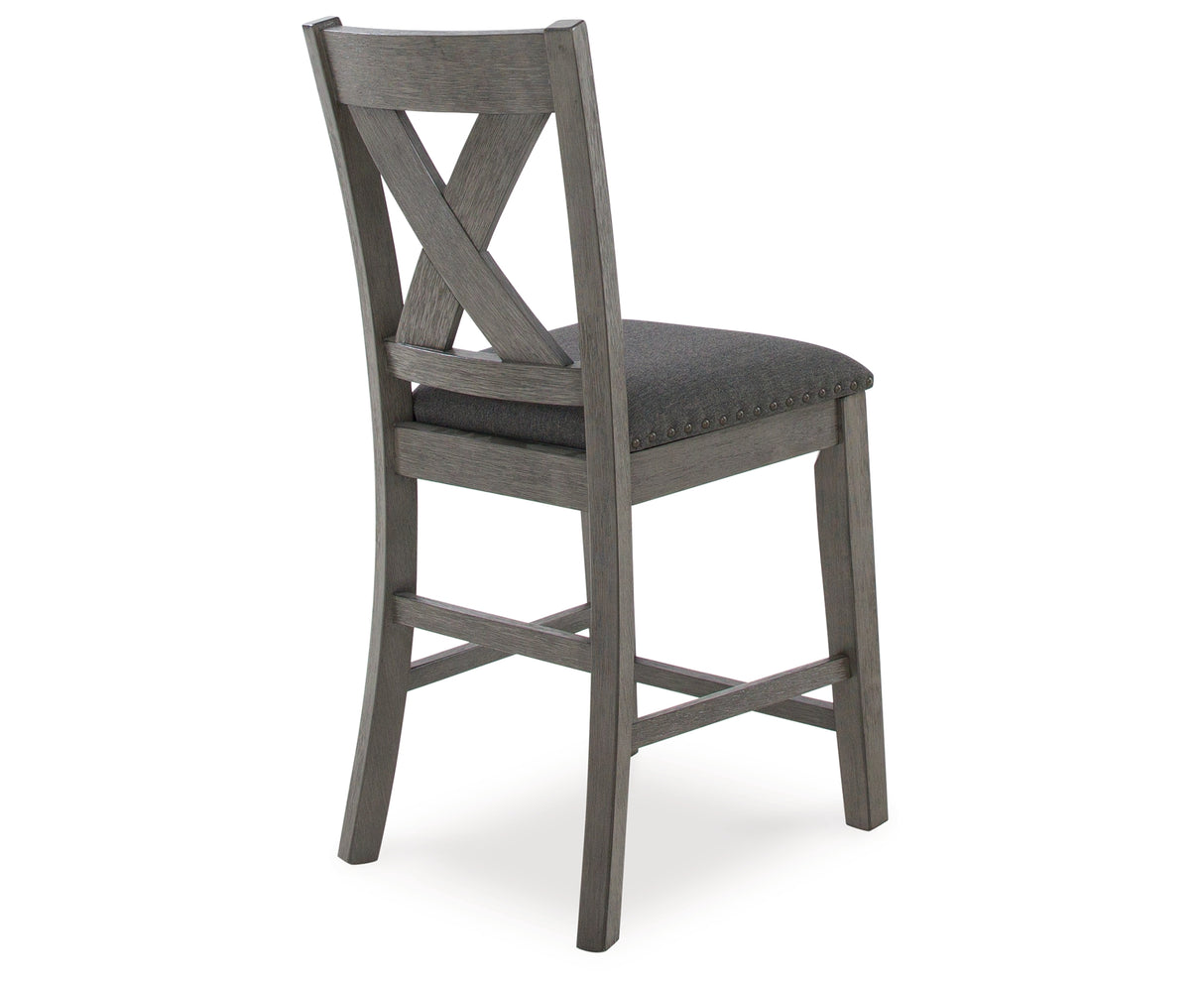 Caitbrook Gray 7-Piece Counter Height Set from Ashley - Luna Furniture