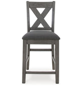 Caitbrook Gray 7-Piece Counter Height Set from Ashley - Luna Furniture