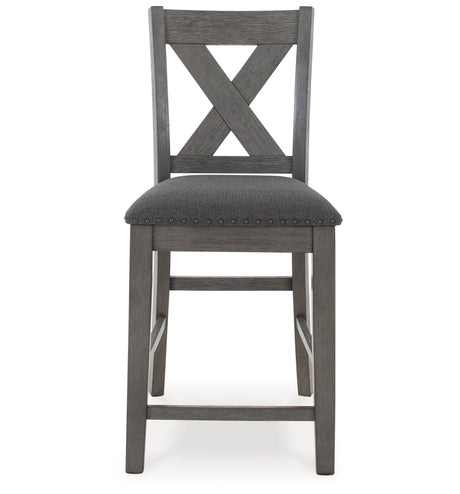 Caitbrook Gray 7-Piece Counter Height Set from Ashley - Luna Furniture