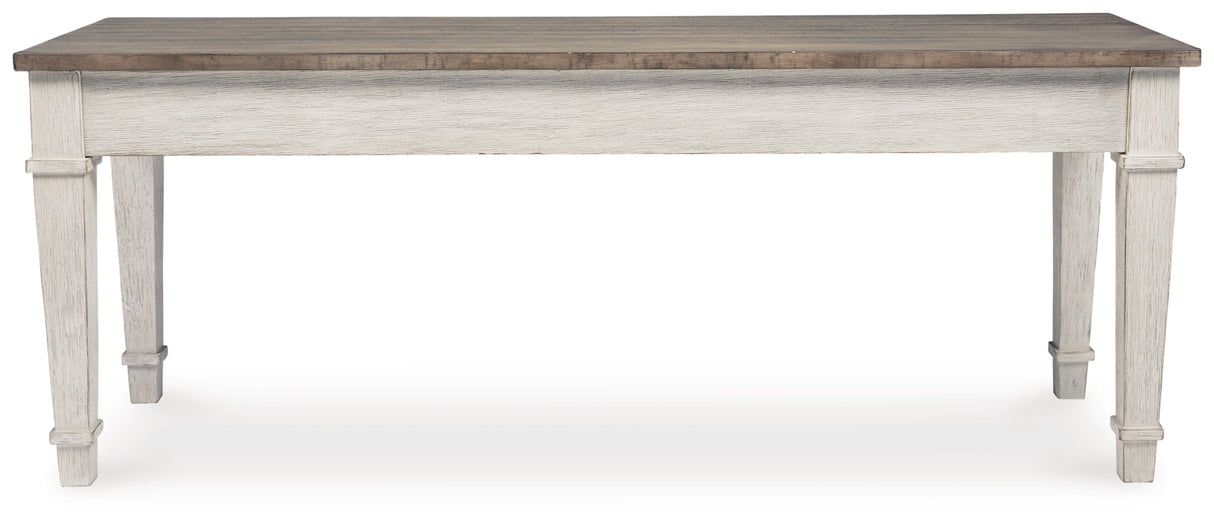 Skempton White/Light Brown Storage Bench