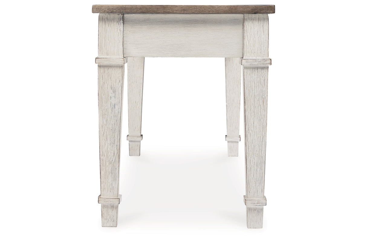 Skempton White/Light Brown Storage Bench