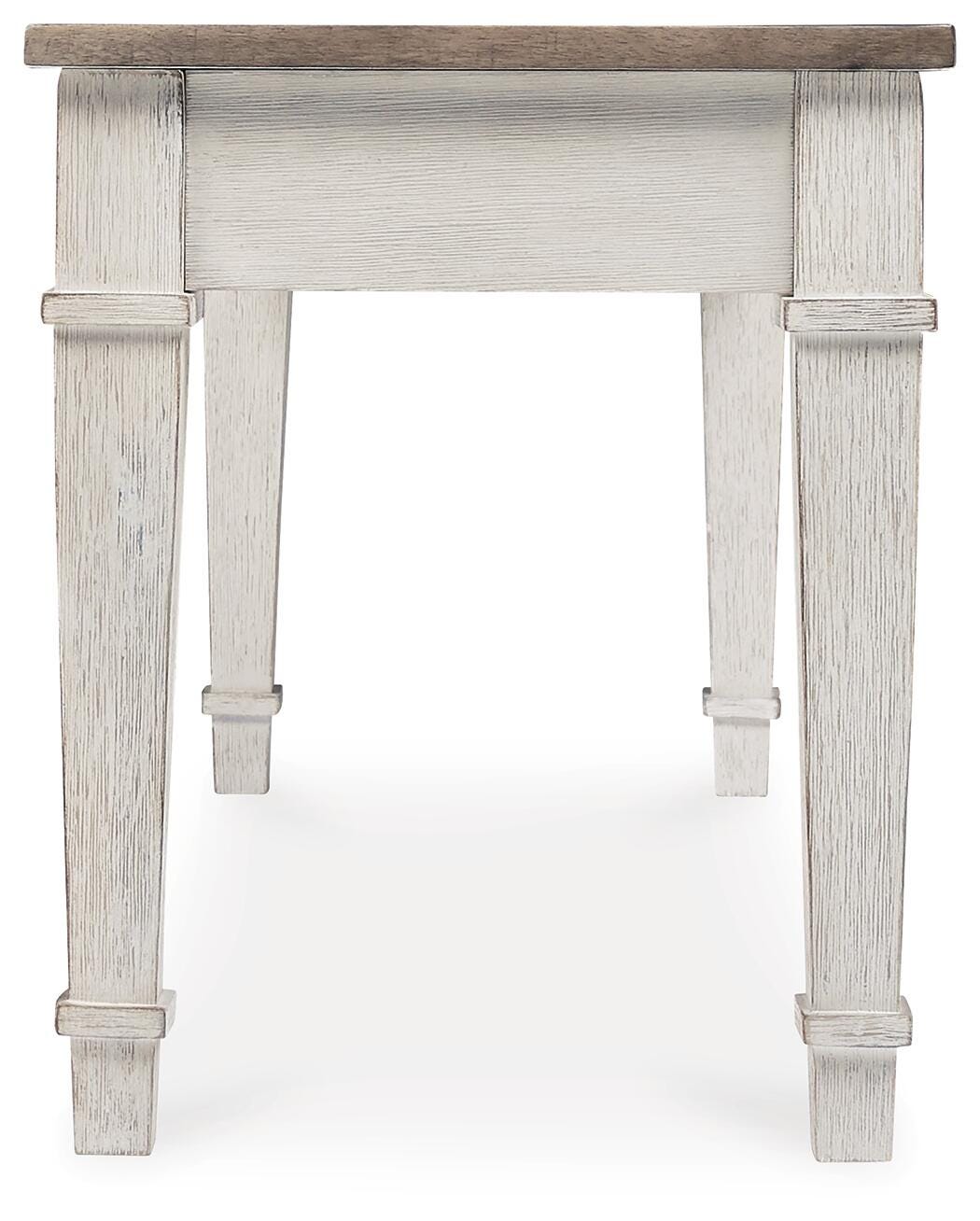 Skempton White/Light Brown Storage Bench from Ashley - Luna Furniture