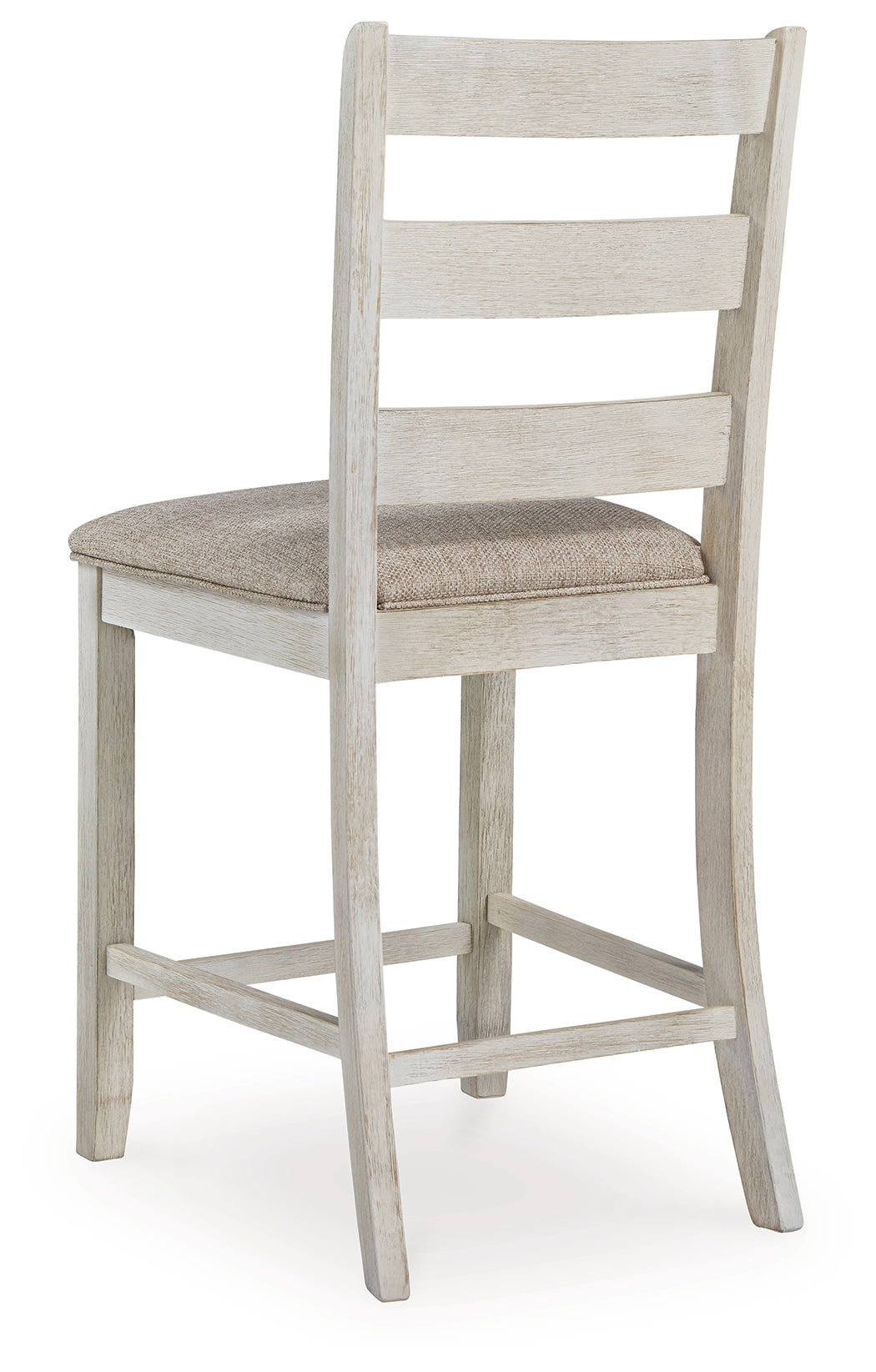 Skempton White/Light Brown Counter Height Bar Stool, Set of 2 from Ashley - Luna Furniture