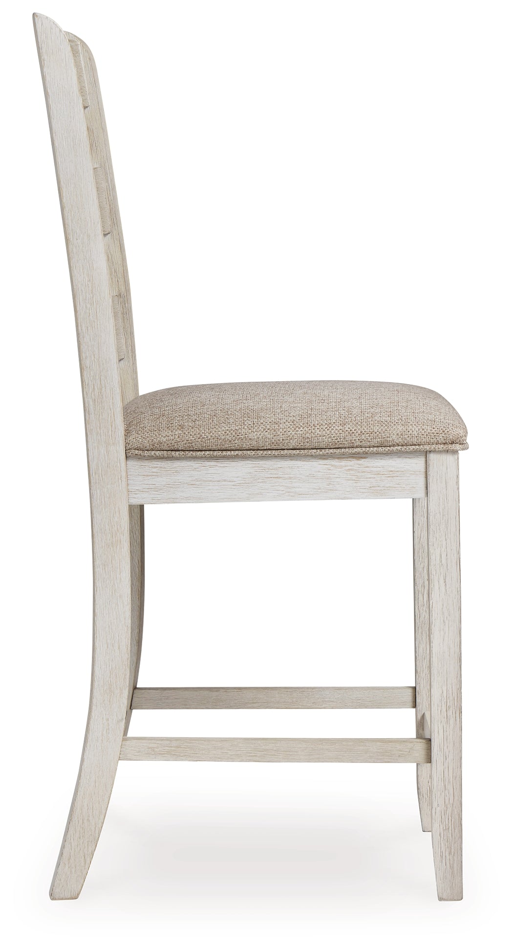 Skempton White/Light Brown Counter Height Bar Stool, Set of 2 from Ashley - Luna Furniture