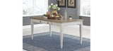 Skempton White/Light Brown Dining Table from Ashley - Luna Furniture