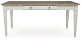 Skempton White/Light Brown Dining Table from Ashley Furniture - Luna Furniture