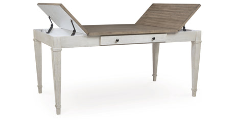 Skempton White/Light Brown Dining Table from Ashley - Luna Furniture