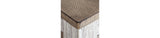 Skempton White/Light Brown Dining Table and 4 Chairs from Ashley Furniture - Luna Furniture