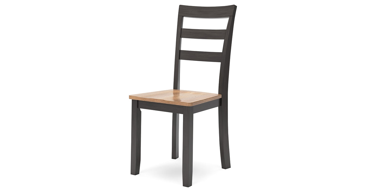 Gesthaven Natural/Brown Dining Table and 4 Chairs from Ashley Furniture - Luna Furniture