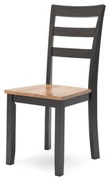 Gesthaven Natural/Brown Dining Chair, Set of 2 from Ashley Furniture - Luna Furniture