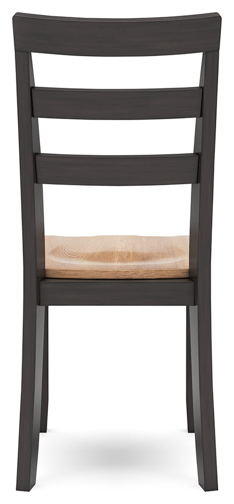 Gesthaven Natural/Brown Dining Chair, Set of 2 from Ashley - Luna Furniture
