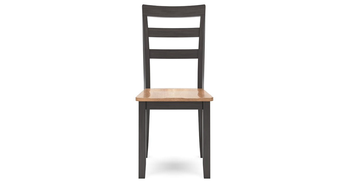 Gesthaven Natural/Brown Dining Table and 2 Chairs from Ashley Furniture - Luna Furniture
