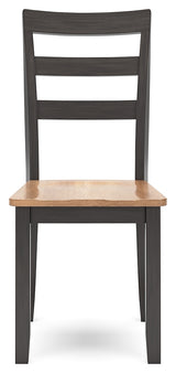Gesthaven Natural/Brown Dining Chair, Set of 2 from Ashley Furniture - Luna Furniture